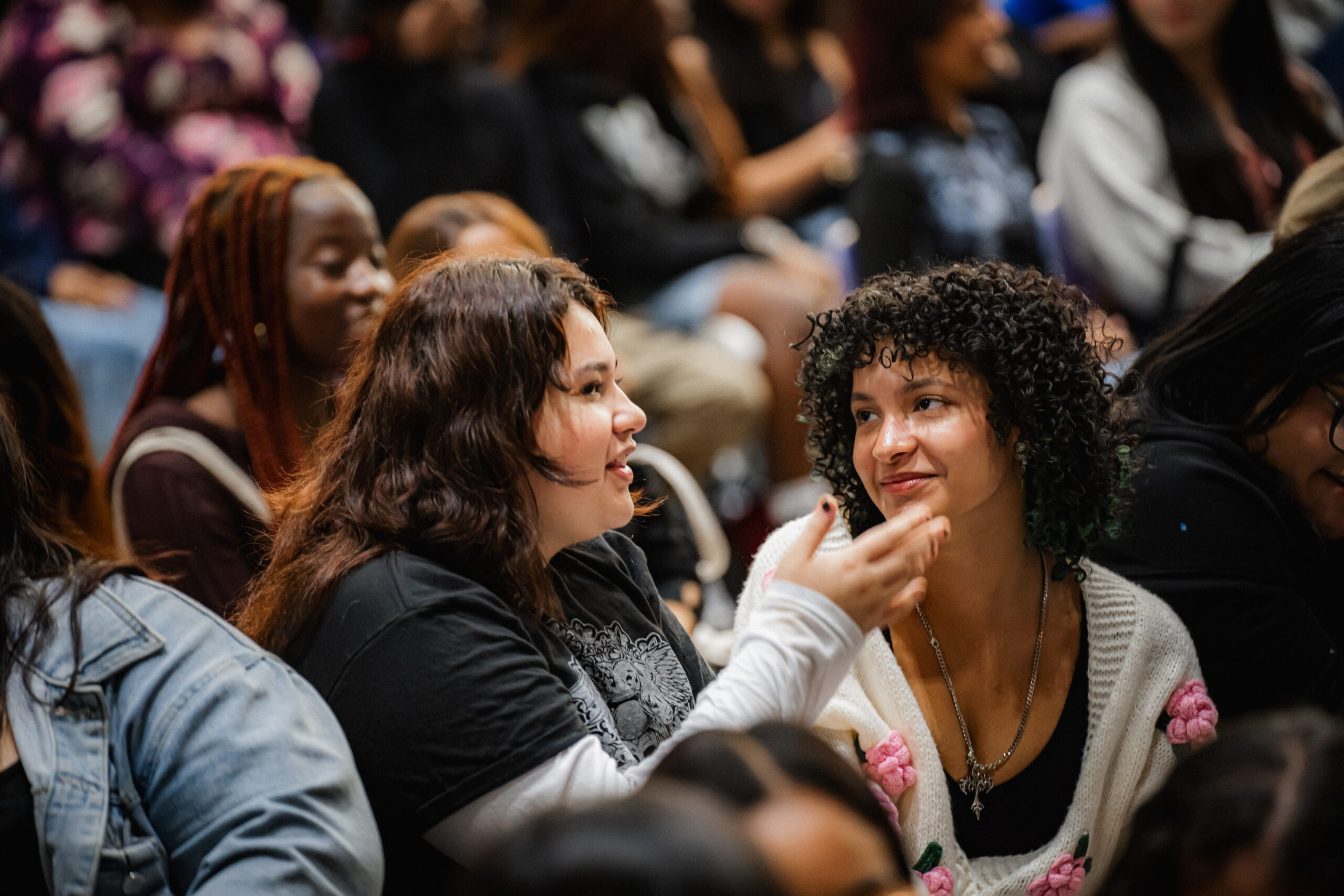 Students discussing