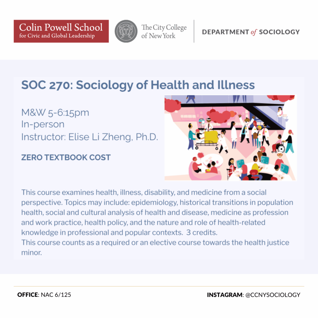 SOC 270: Sociology of Health and Illness