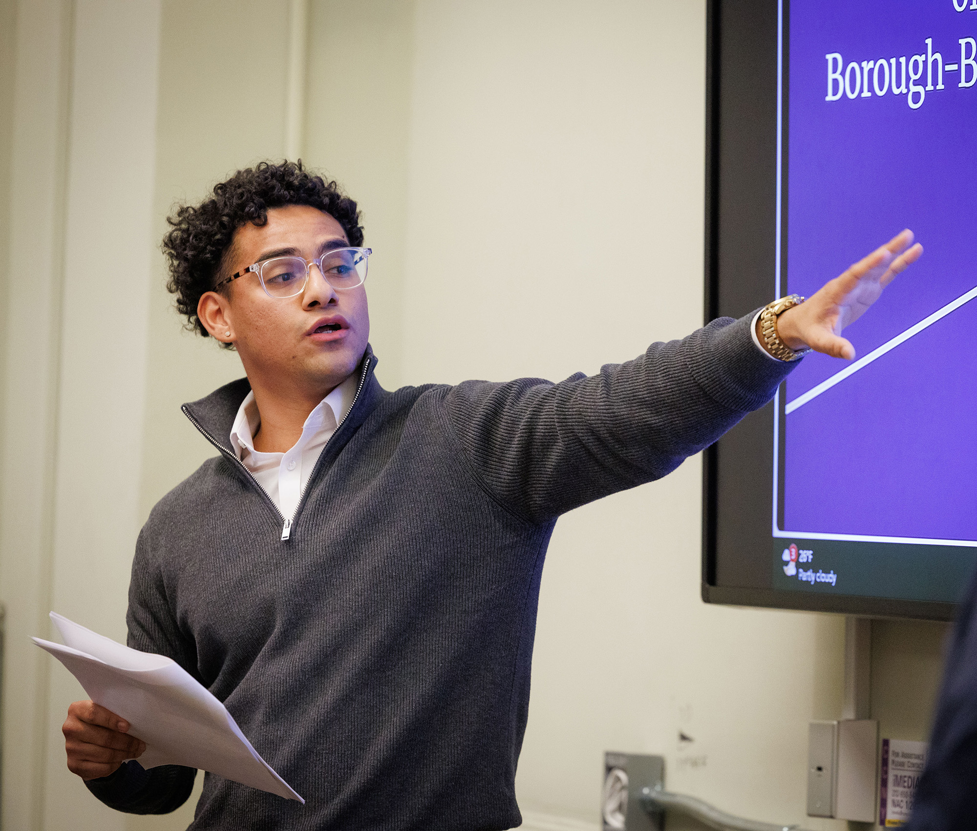 Student presentation