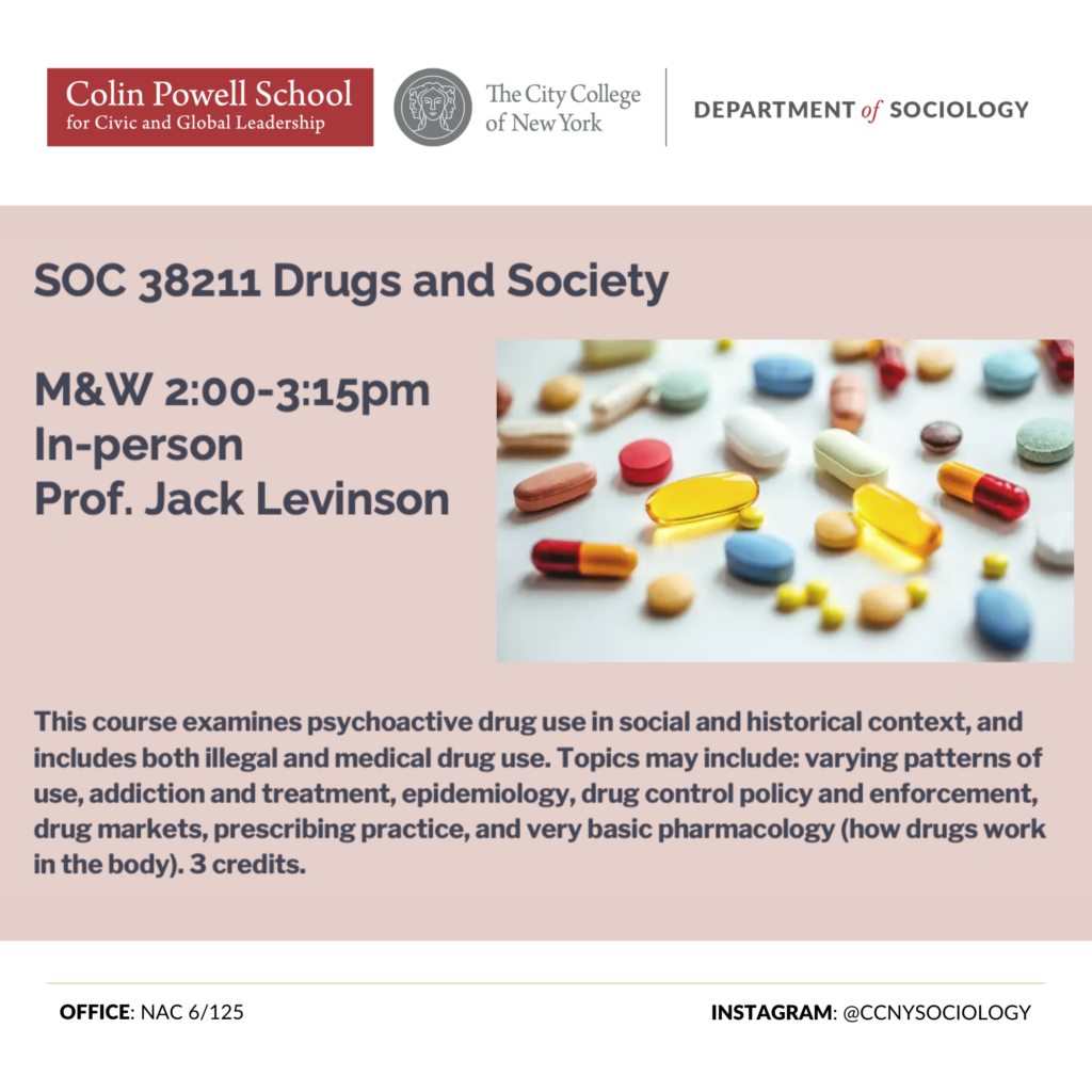 SOC 38211 Drugs and Society
