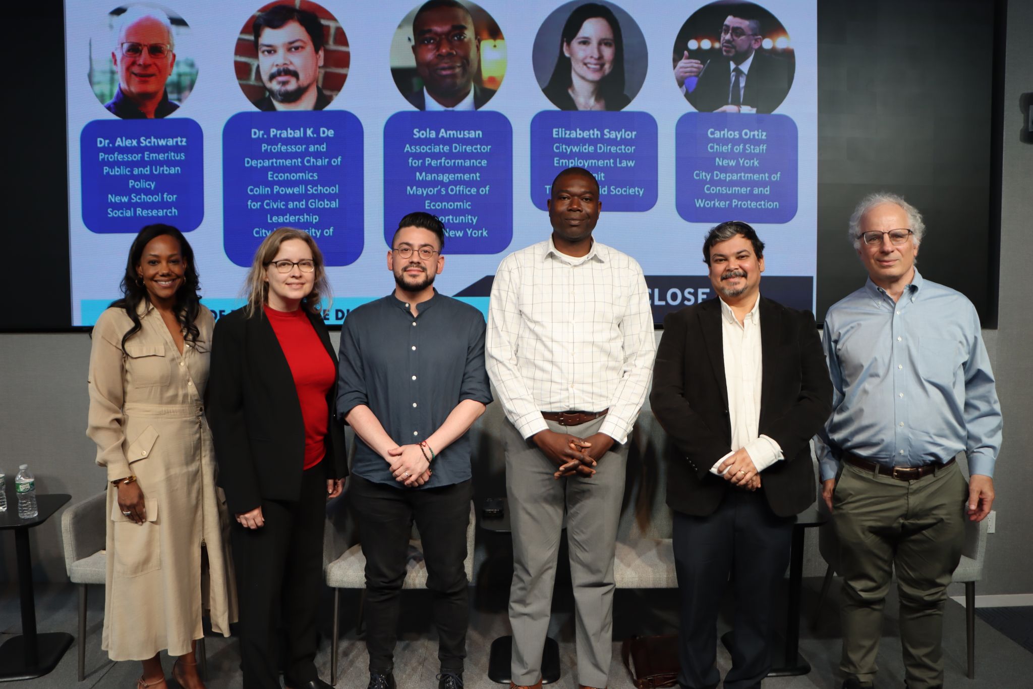 Prabal De with panelists at NextGen Roundtable